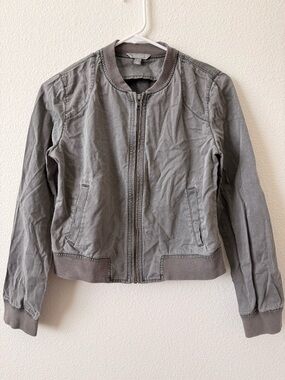 Rubbish Women's Gray Bomber Jacket
